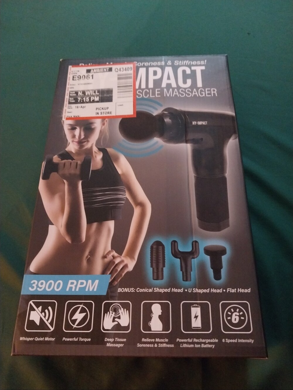 HY-Impact Cordless Muscle Massager